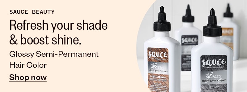 SAUCE BEAUTY: Refresh your shade & boost shine. Glossy Semi-Permanent Hair Color - Shop Now