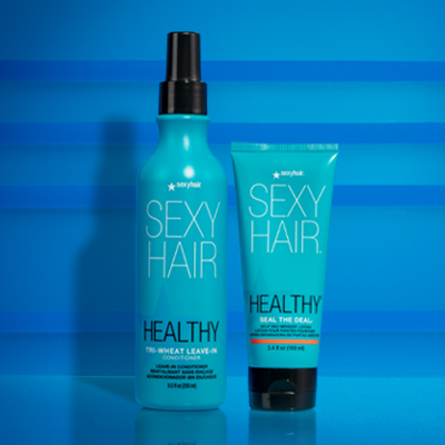 Enhance your natural beauty with Healthy SexyHair. Moisturize, nourish, color protect and strengthen with our care & styling range formulated for all hair types.