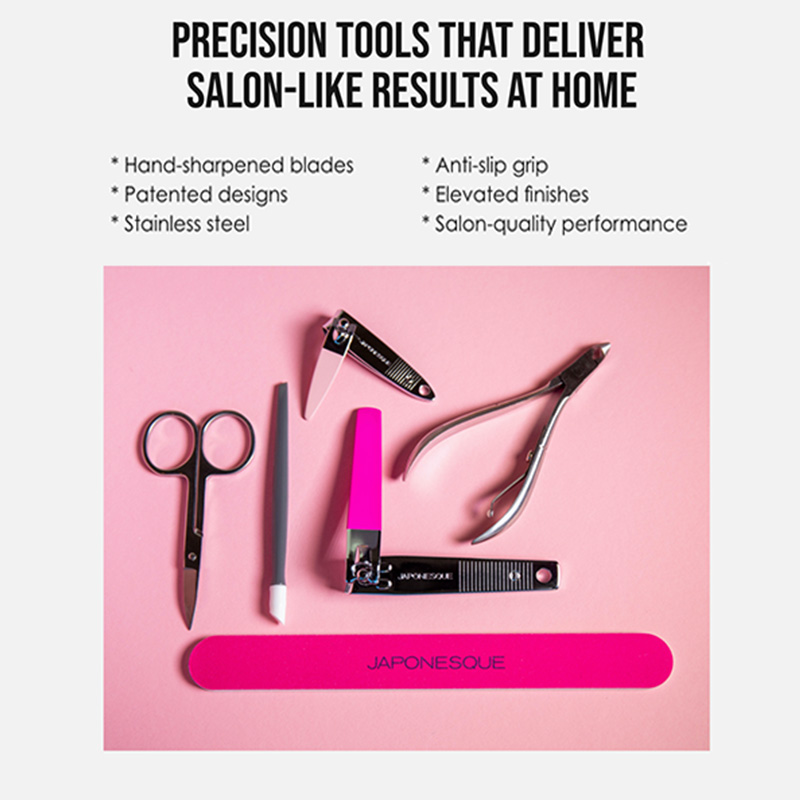 Precision tools that deliver salon-like results at home. Hand-shapened blades, patented designs, stainless steel, anti-slip grip, elevated finishes, salon-quality performance