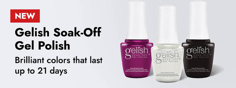 Gelish Soak-Off Gel Polish. Brilliant colors that last up to 21 days.