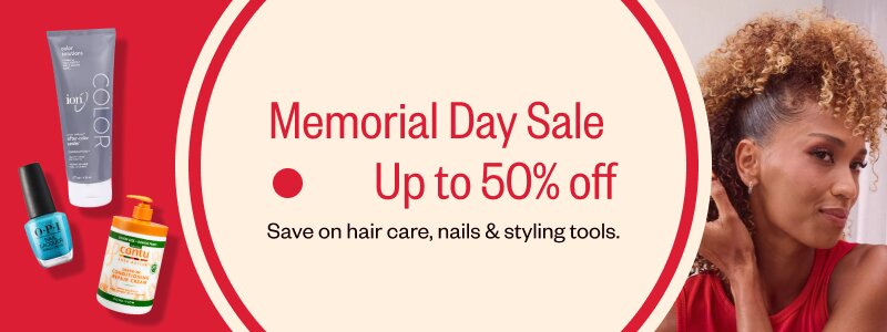 SALLY. REWARDS Memorial Day Sale Save up to 50%. Plus, earn 3x Rewards points when you spend $50 or more. Ends May 28.