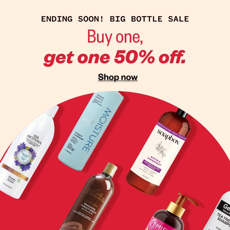 BOGO 50% Big Bottle Sale