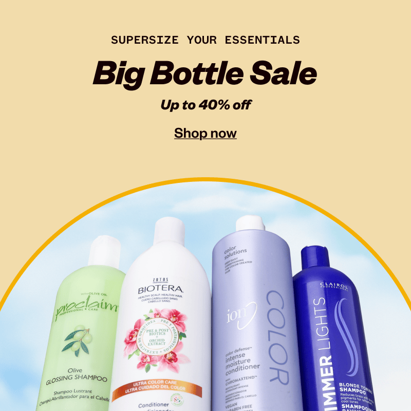 Big Bottle Sale | Up to 40% off. Shop now.
