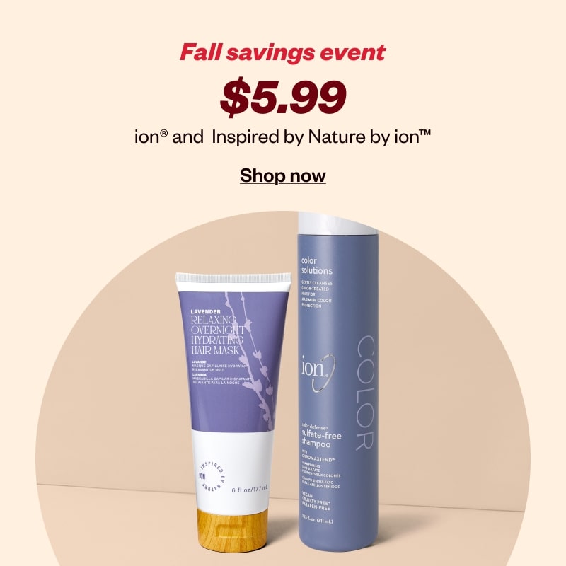 5.99 ion & IBN hair care