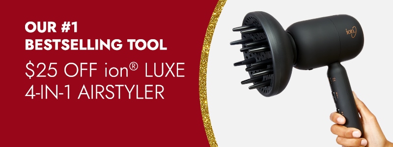 ion Luxe 4 in 1 Autowrap Airstyler Styling Tools Hair Dryer Sally Beauty