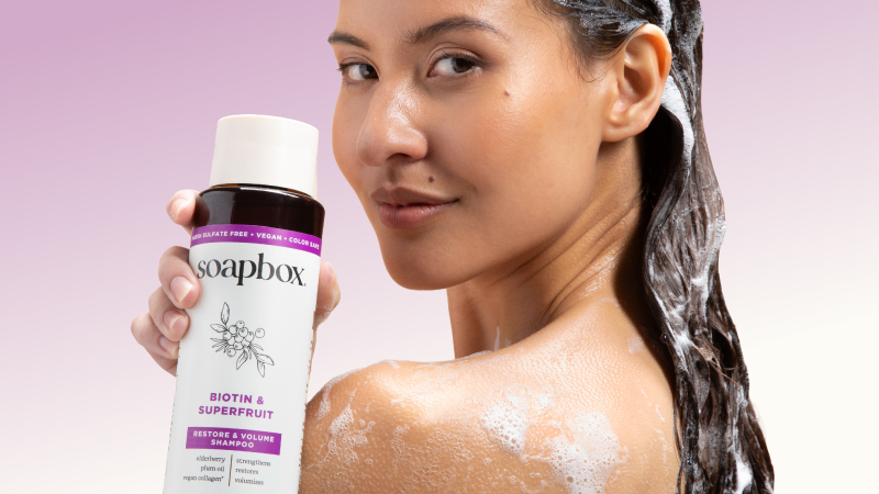 Clinically Tested for Fuller-Looking Hair.