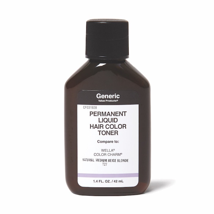 GVP permanent liquid toner T27 Natural Medium Beige Blonde