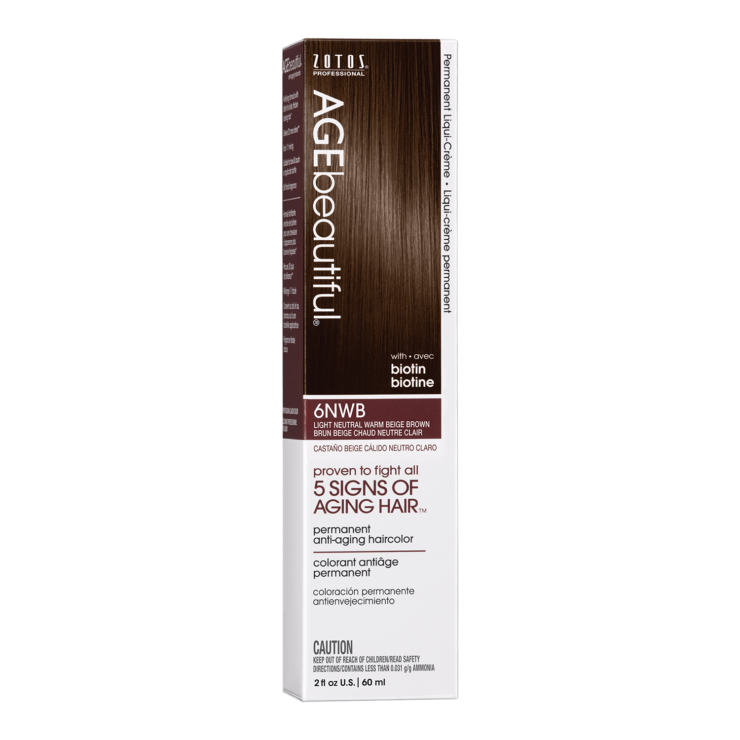 5NW Warm Neutral Brown Demi-Permanent Gloss Liquid Hair Color Compare to Redken® Shades EQ®