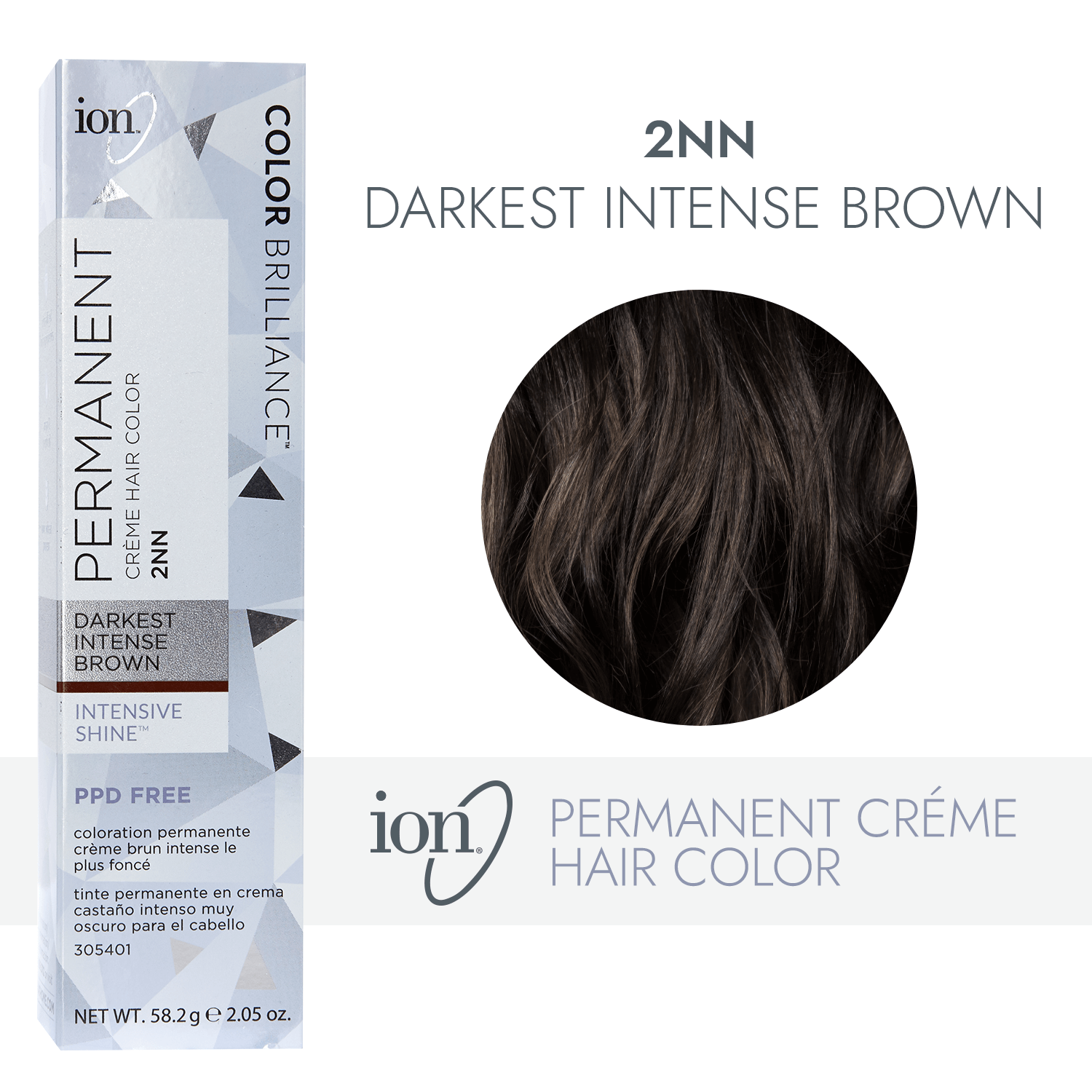 3V Darkest Plum Brown Permanent Liqui-Creme Hair Color