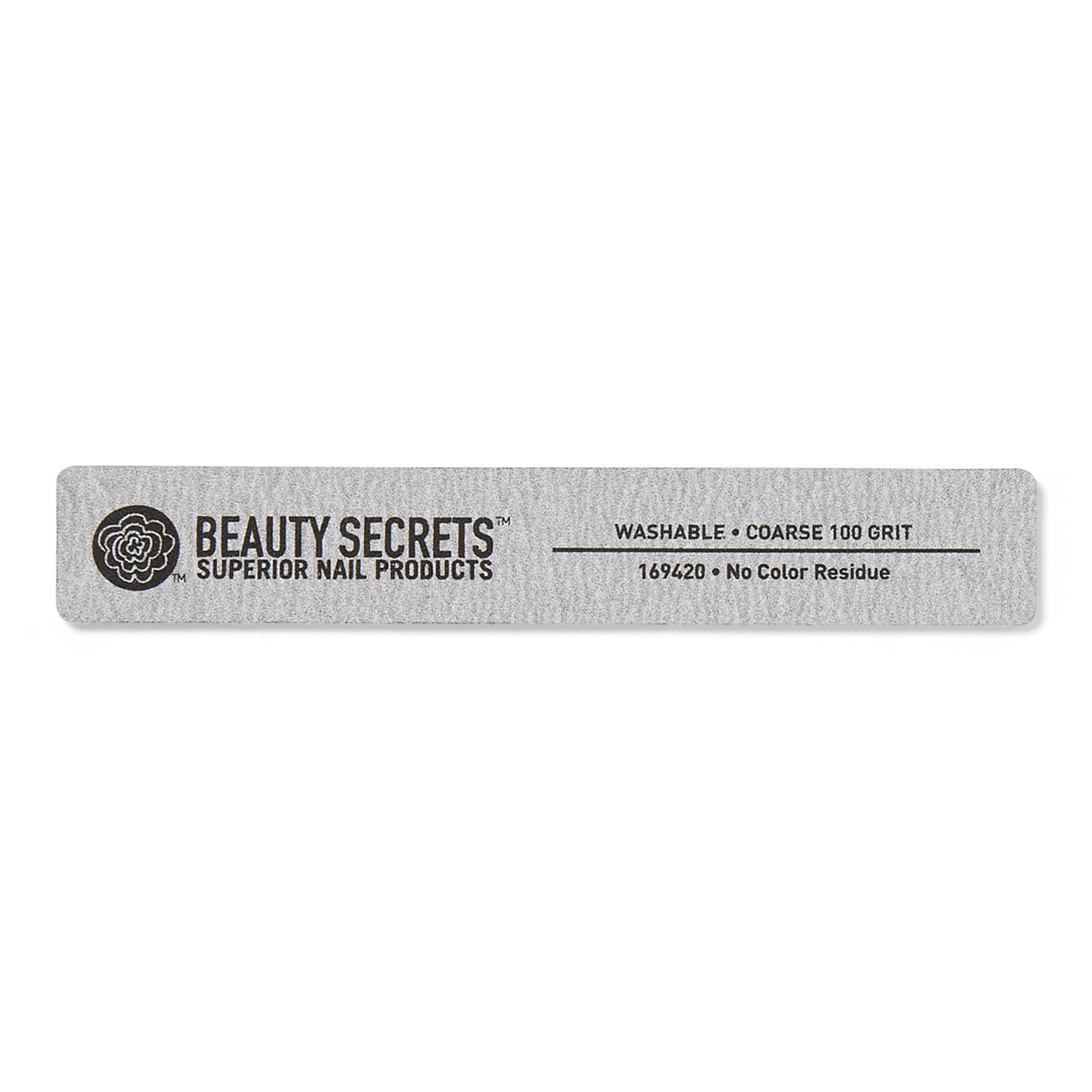 100/180 Rectangle Zebra Cushion Nail File