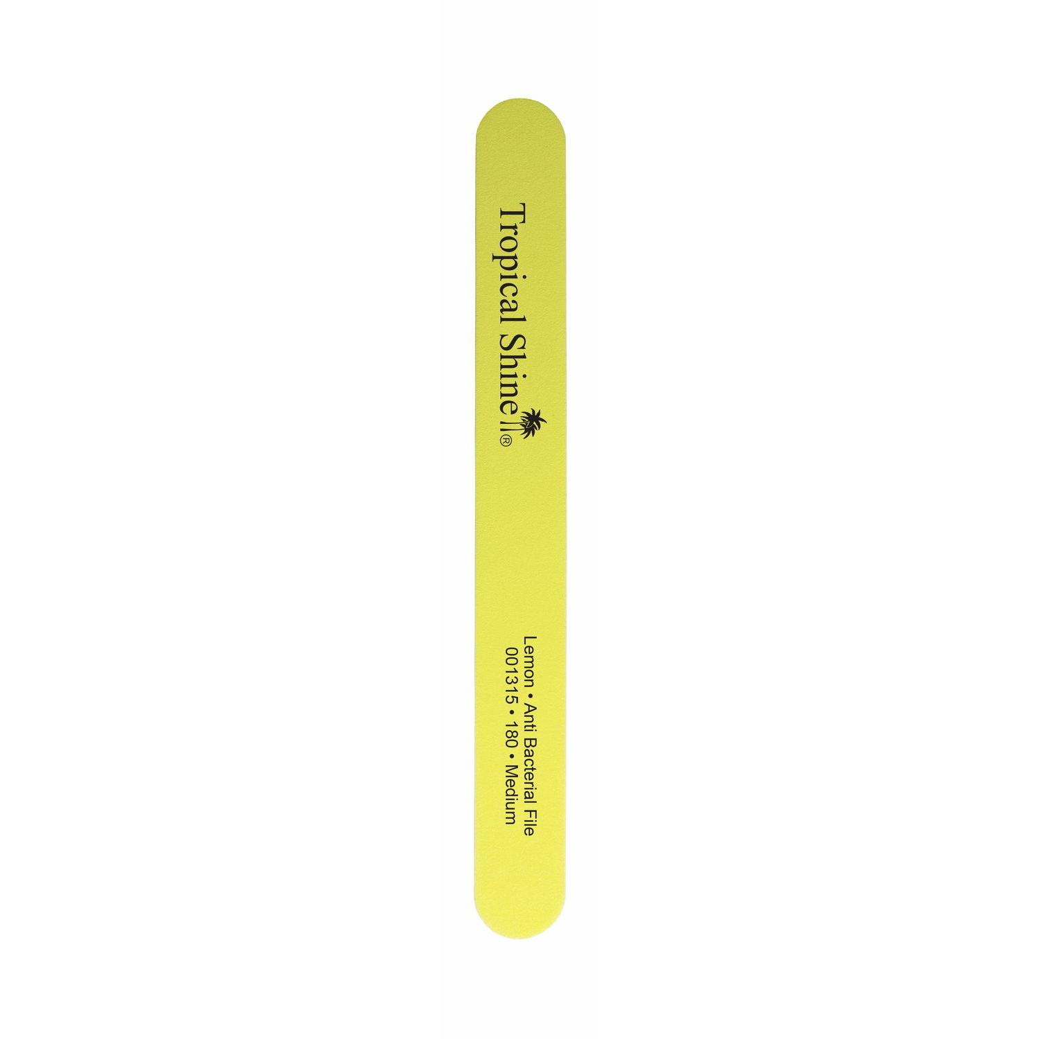 Tropical Shine Antibacterial File Lemon #180 Medium