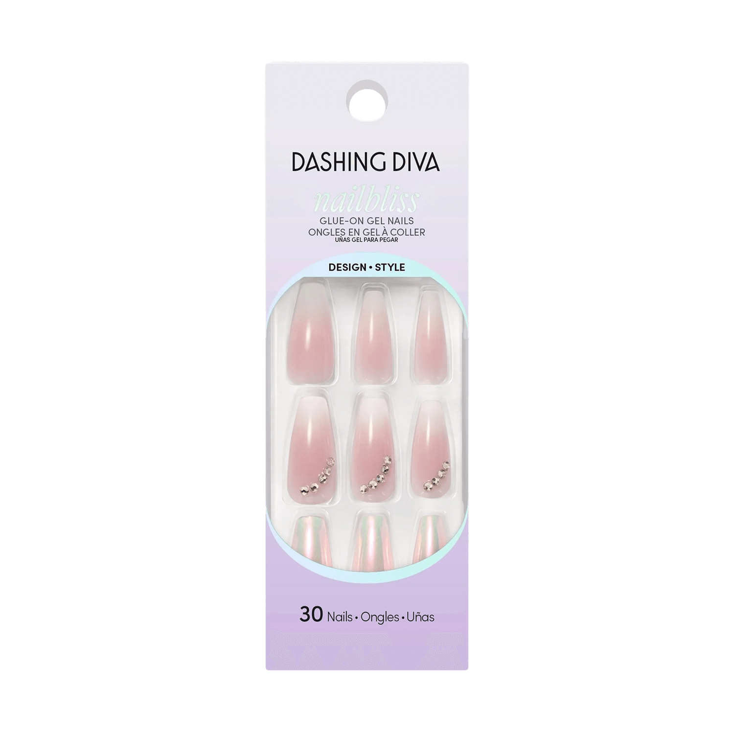 Here To Slay - glue-on gel nails by Dashing Diva Long