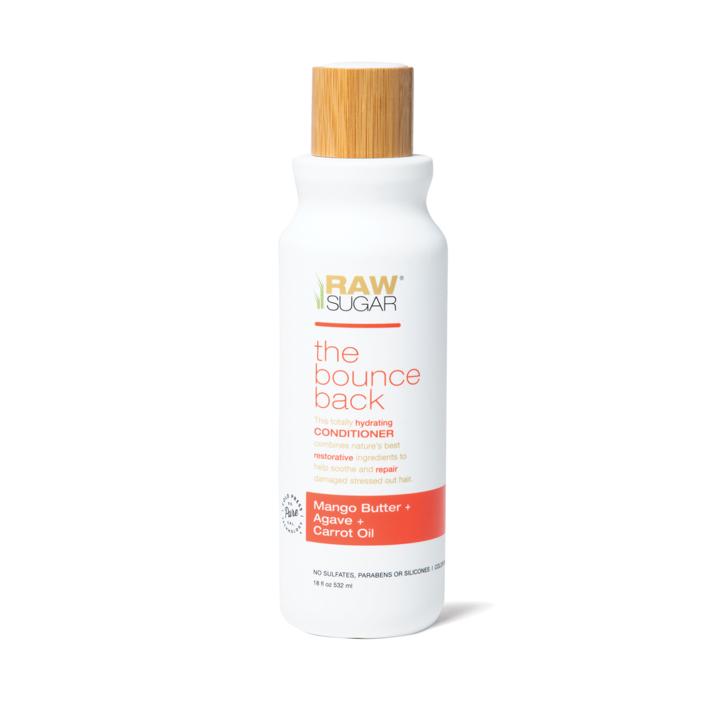 The Bounce Back Conditioner | Mango Butter + Agave + Carrot Oil | 18 oz