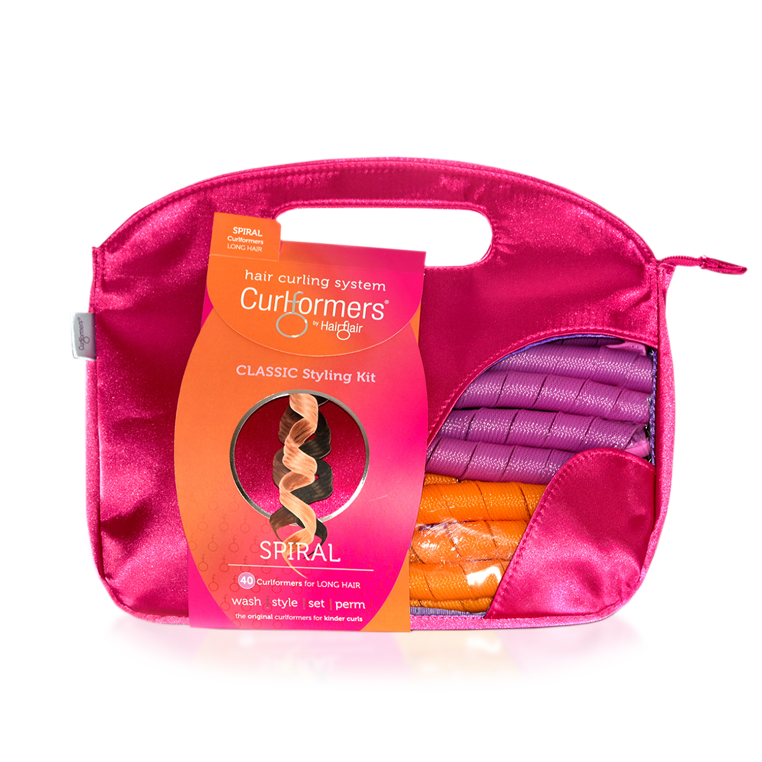 Hair Flair Curlformers Spiral Curls Styling Kit For Long Hair