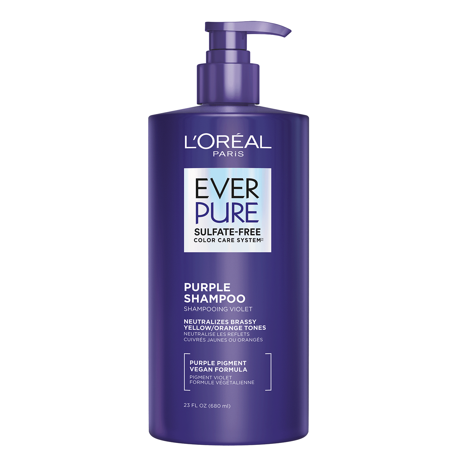 L'Oreal Paris EverPure Sulfate Free Purple Shampoo, 23 oz | CVS