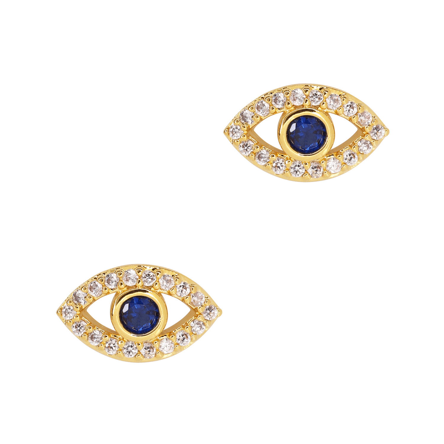 Daily Charme Nail Art Charms Evil Eye Zircon Charm Gold