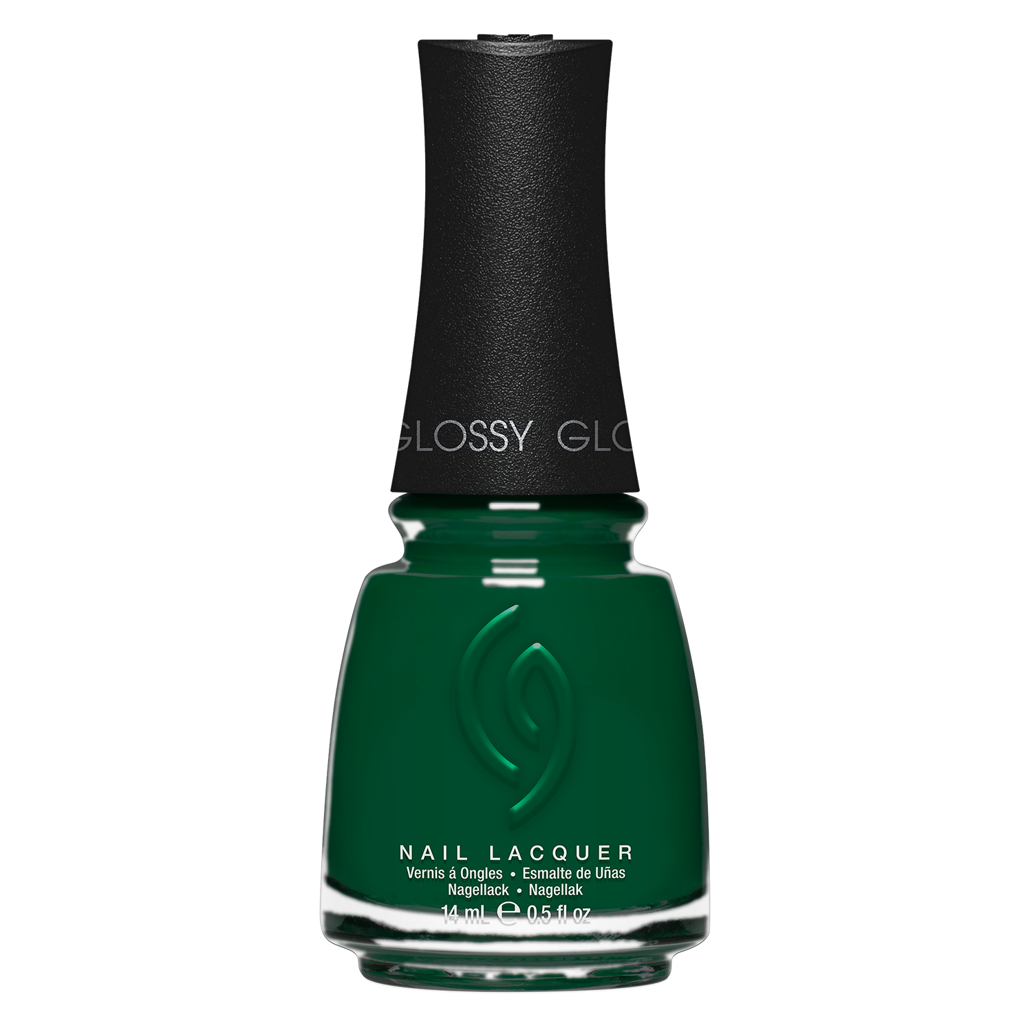 China Glaze Mega Pigment Nail Lacquer, Creme Cool Tones - Midnight Pine