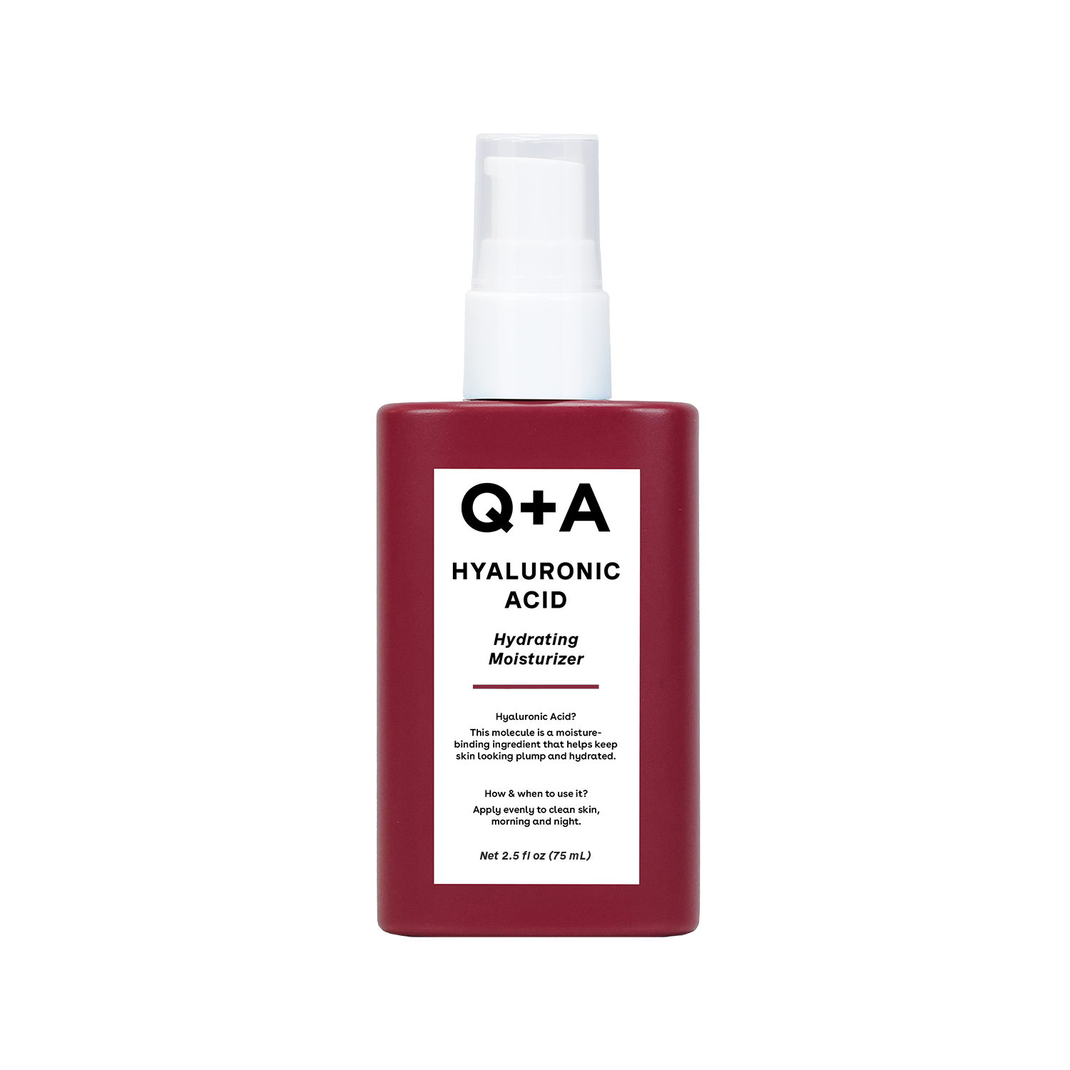 Q+A Hyaluronic Acid Hydrating Moisturizer