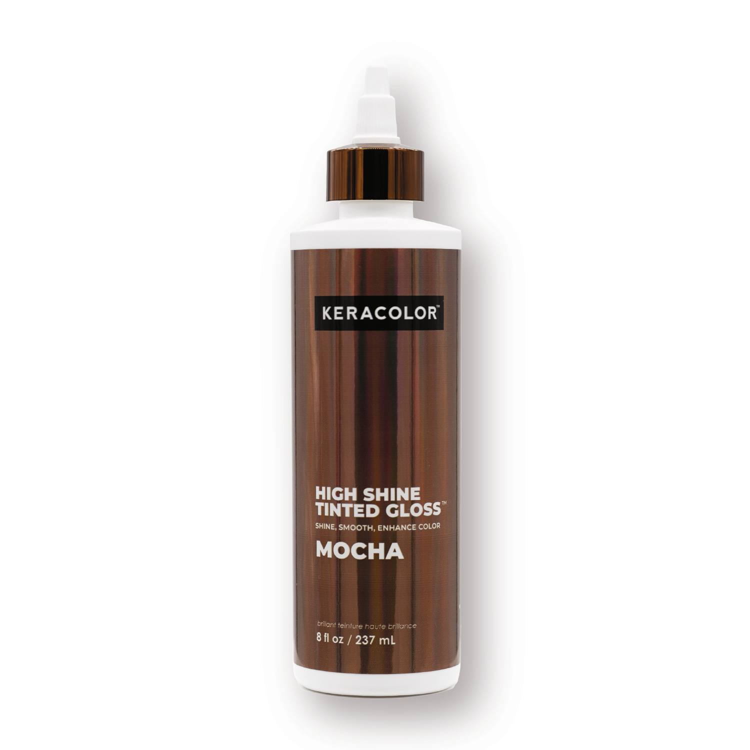 Keracolor High Shine Tinted Gloss - Mocha, One Size, Brown