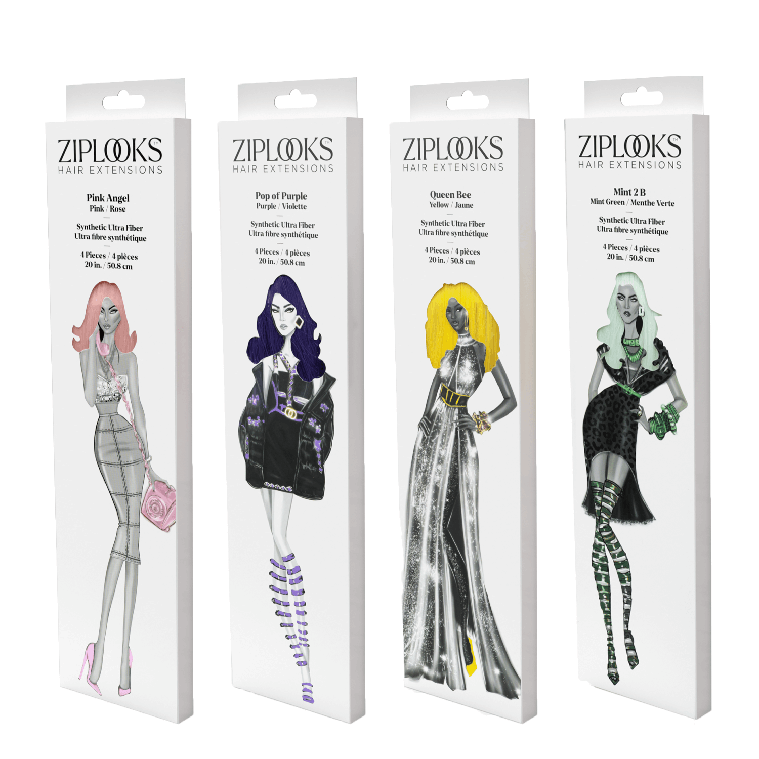 ZIPLOOKS 20 Ultra Fiber Hair Extensions Sally Beauty