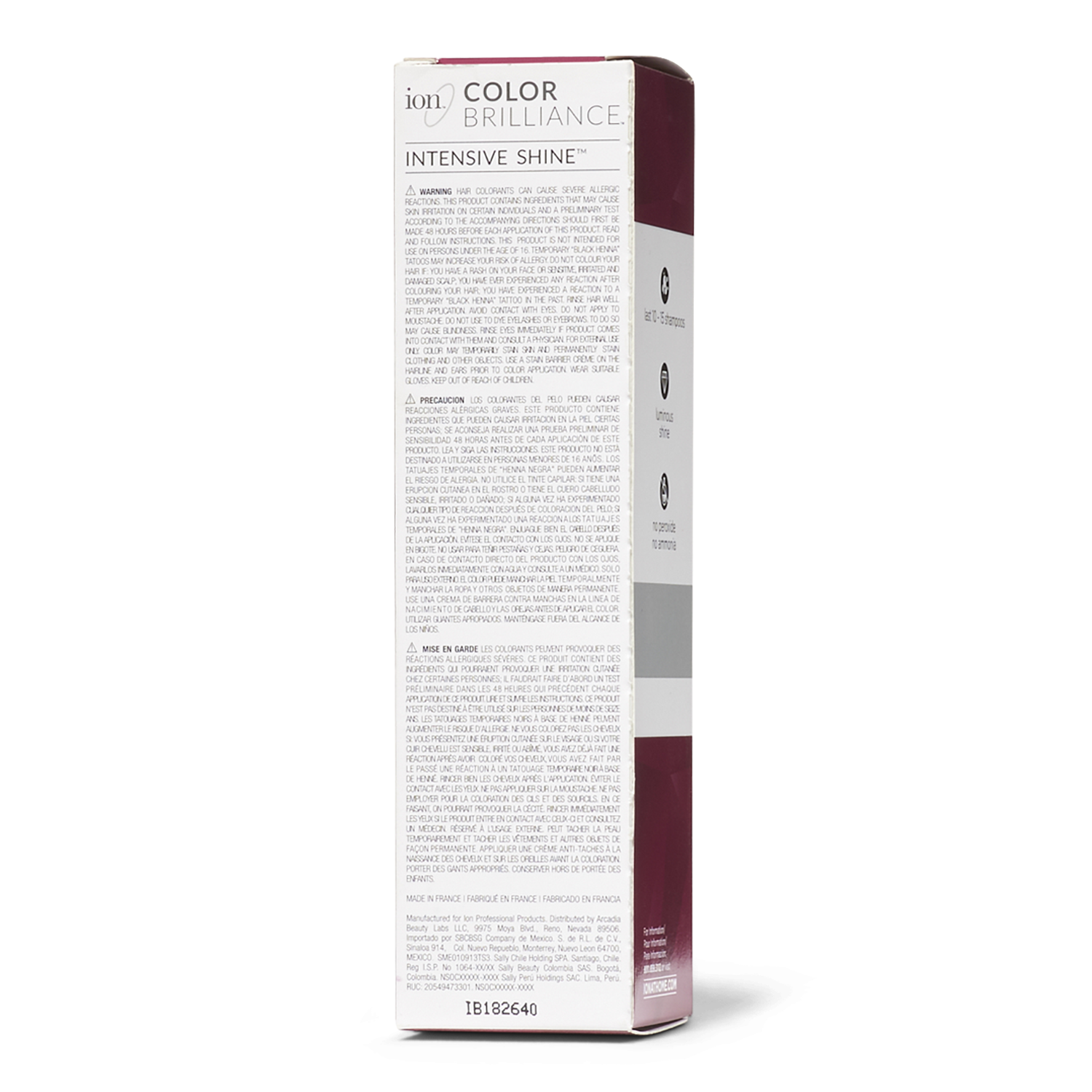 Ion Semi Permanent Hair Color