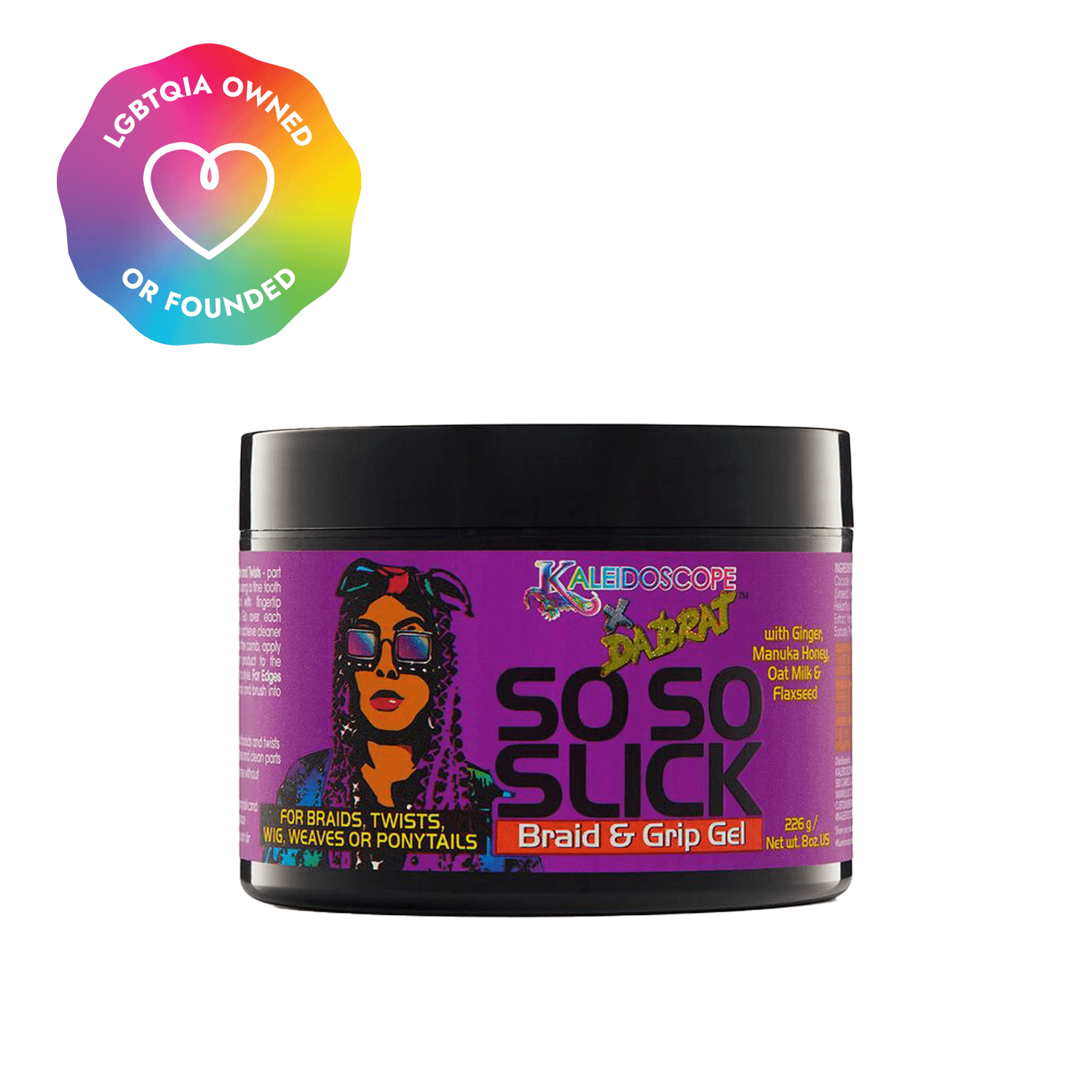 Black Castor Miracle Extra Hold Braid, Loc, & Twist Gel