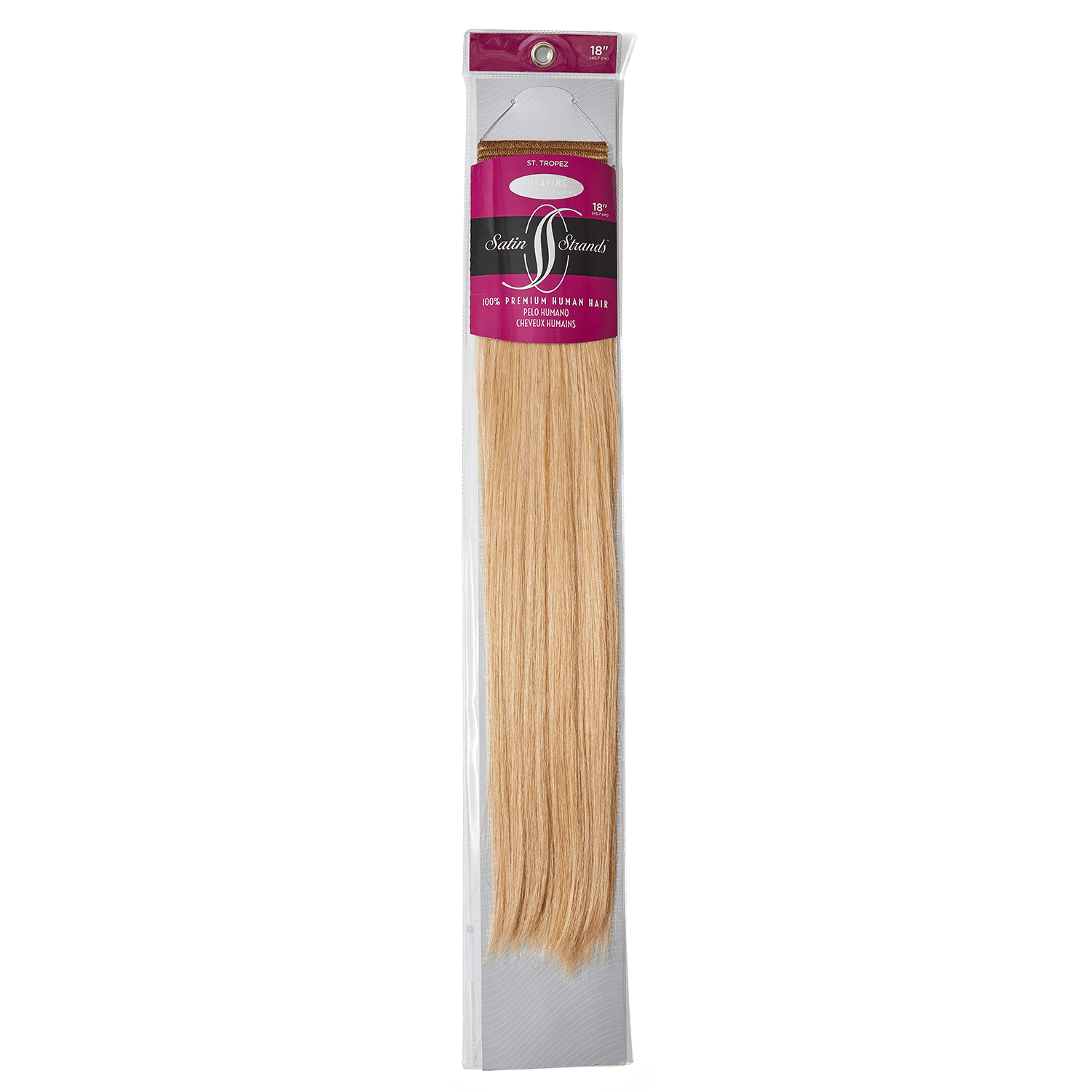 Platinum Blonde 18 Inch Human & Premium Blend Hair