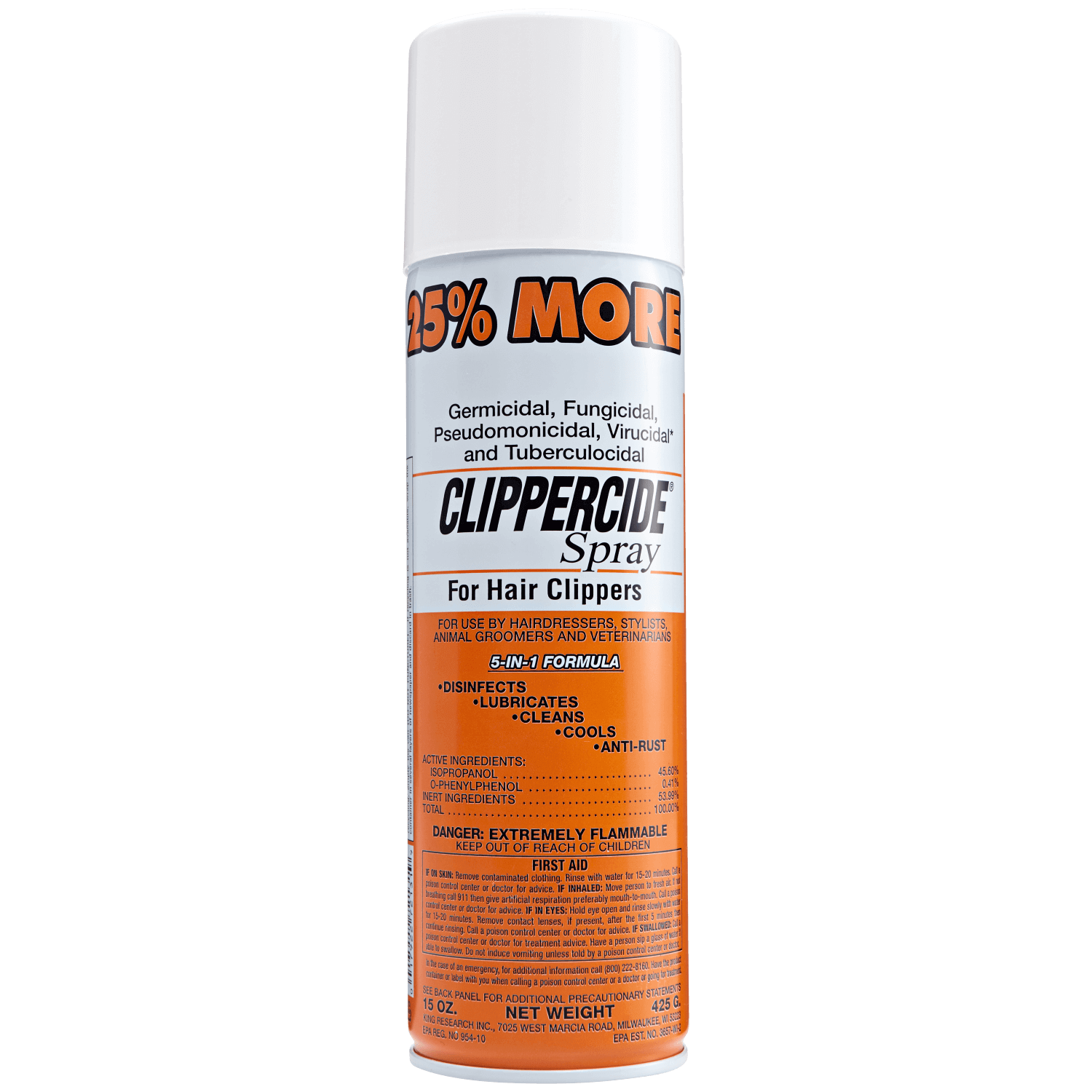 Clippercide Clipper Disinfectant Spray (12 oz) by Barbicide Clipper