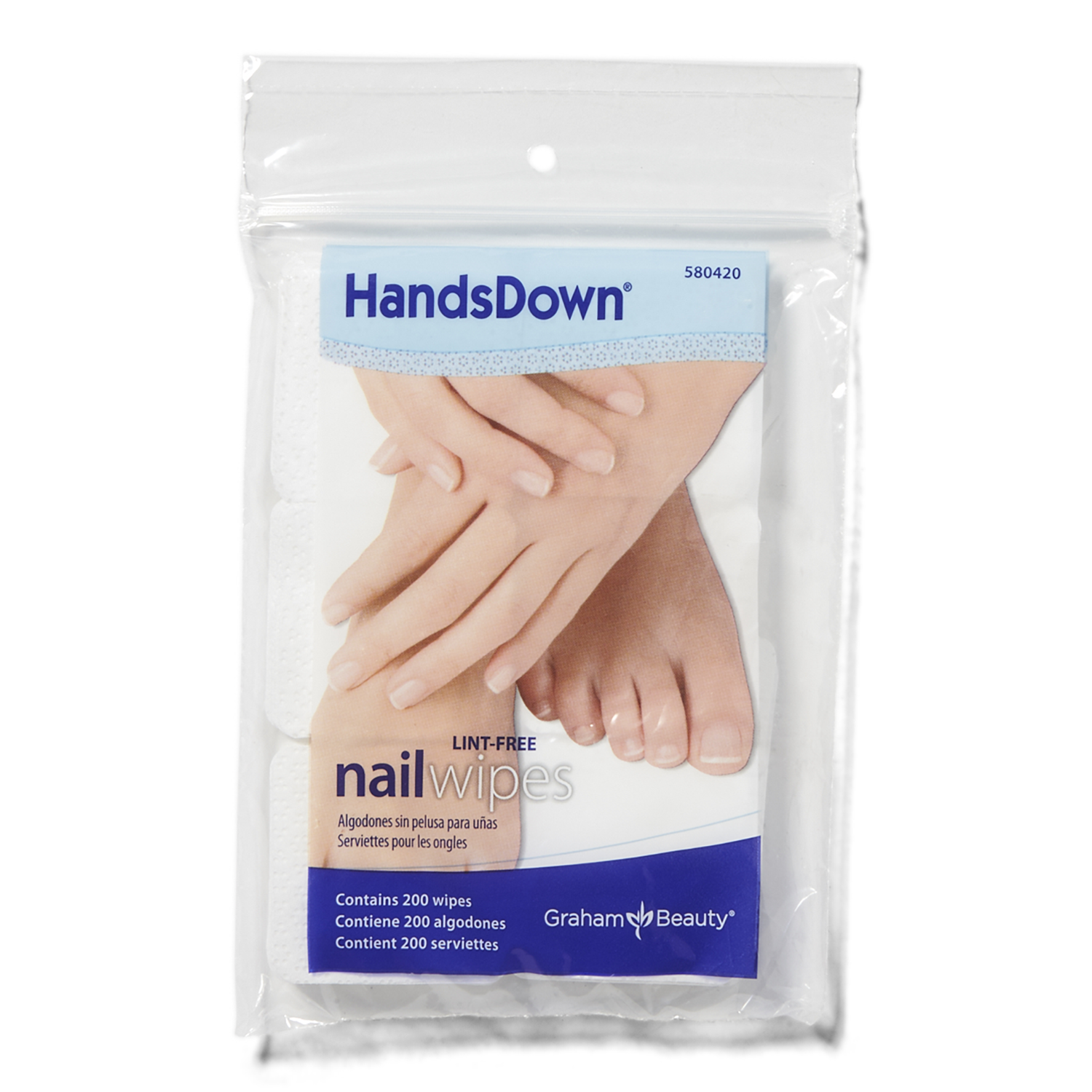 Graham Professional Hands Down Nail Wipes