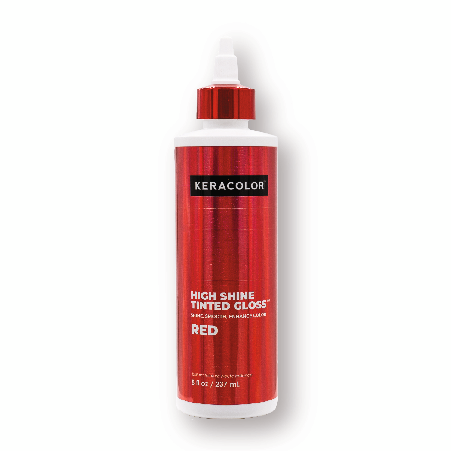 Keracolor High Shine Tinted Gloss Red, One Size, Red