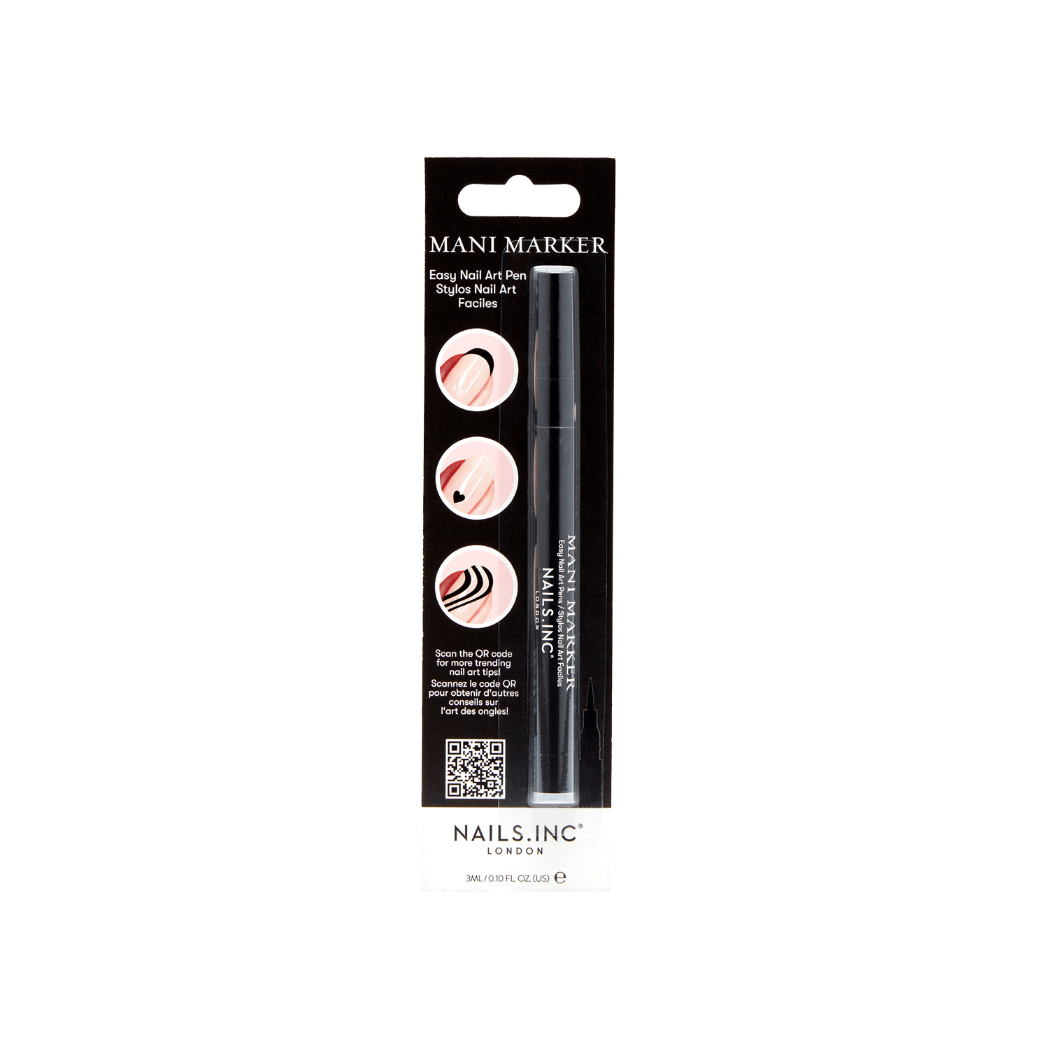 Mascara Black Mani Marker Nail Art Pen US