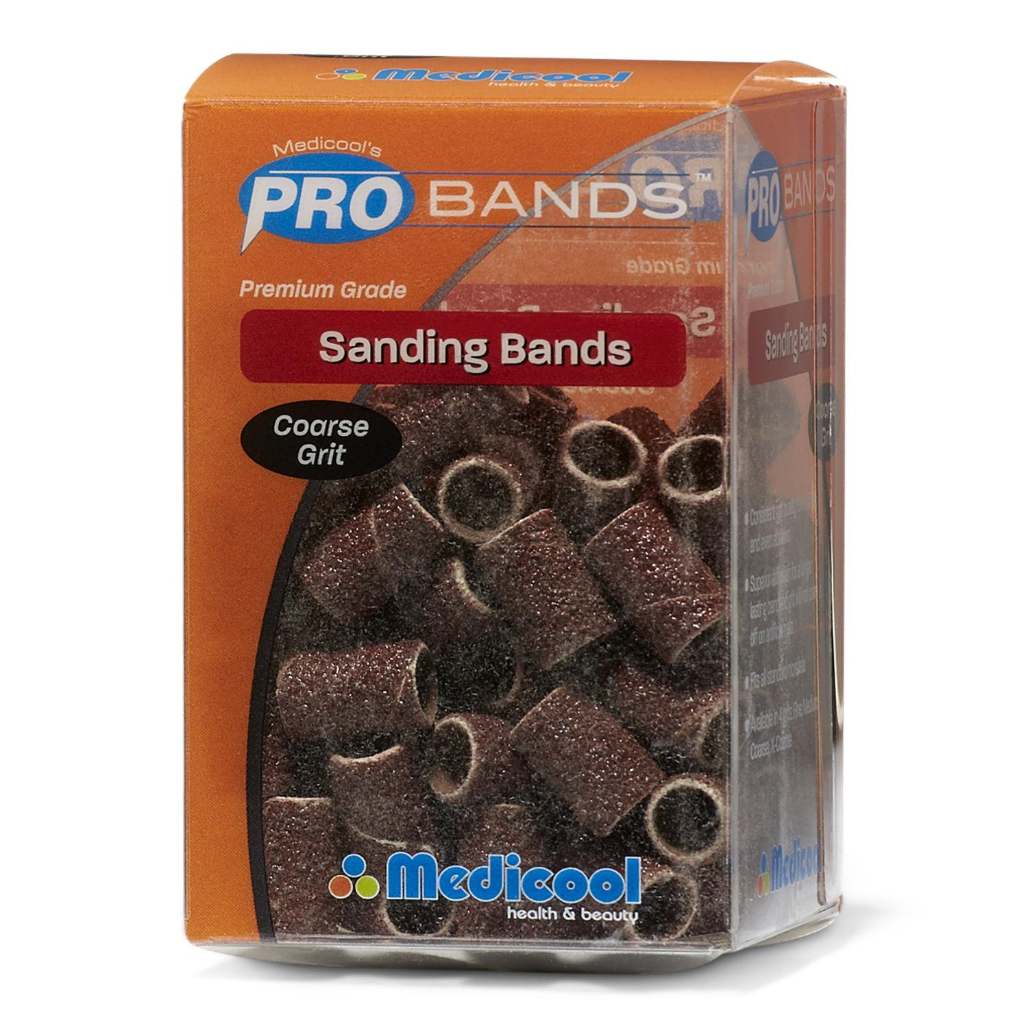 Medicool Pro Red Coarse Sanding Bands Coarse