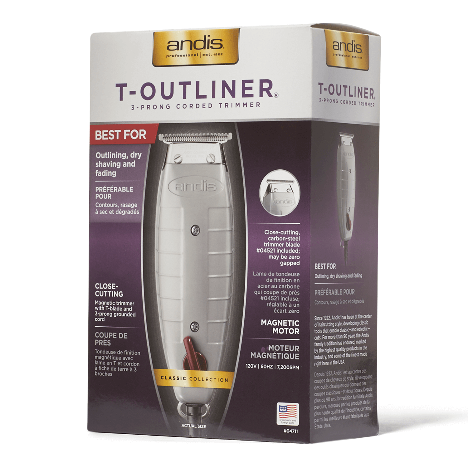 Detailer Double Wide Trimmer T-Blade