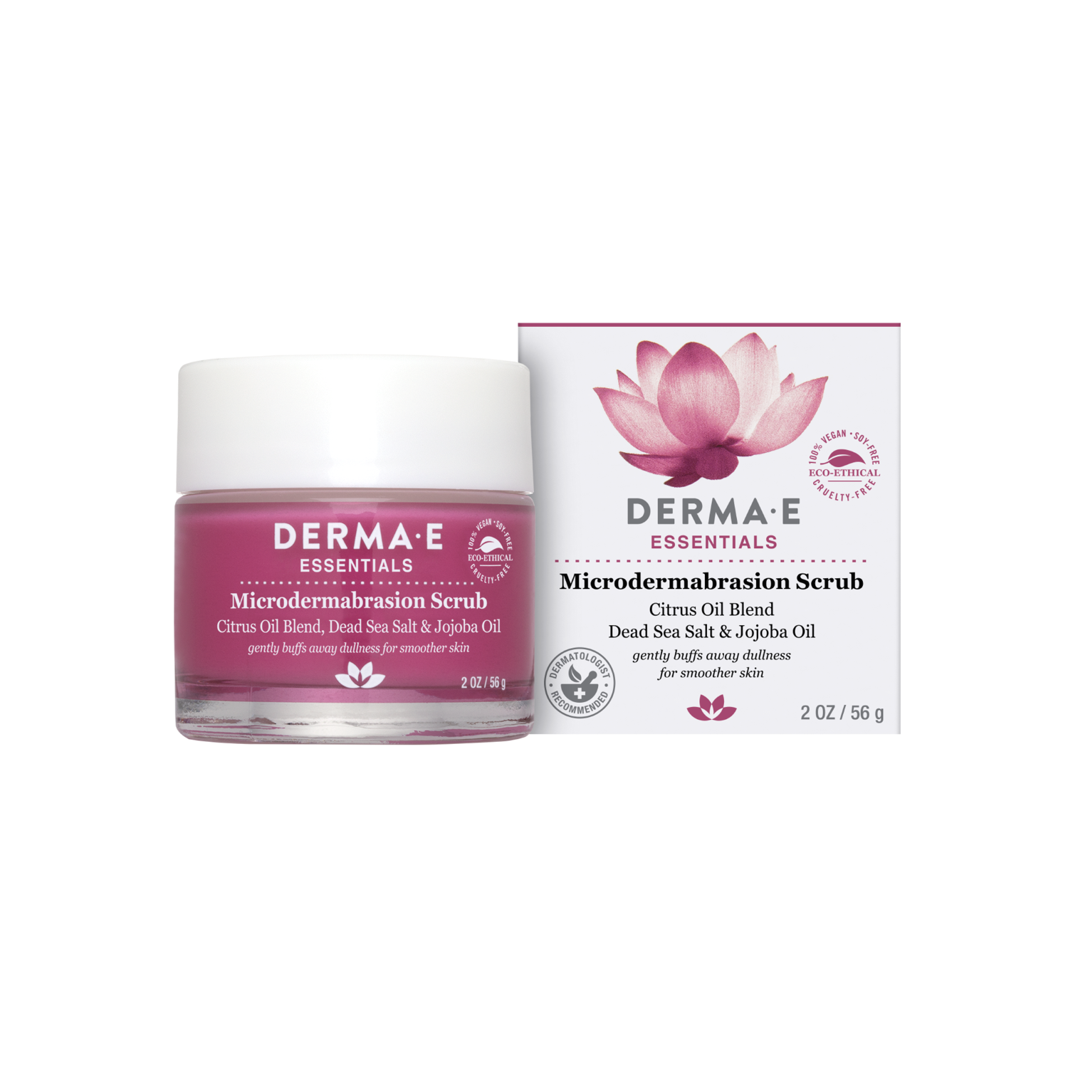 Derma e Dead Sea Salt Microdermabrasion Scrub 2 oz