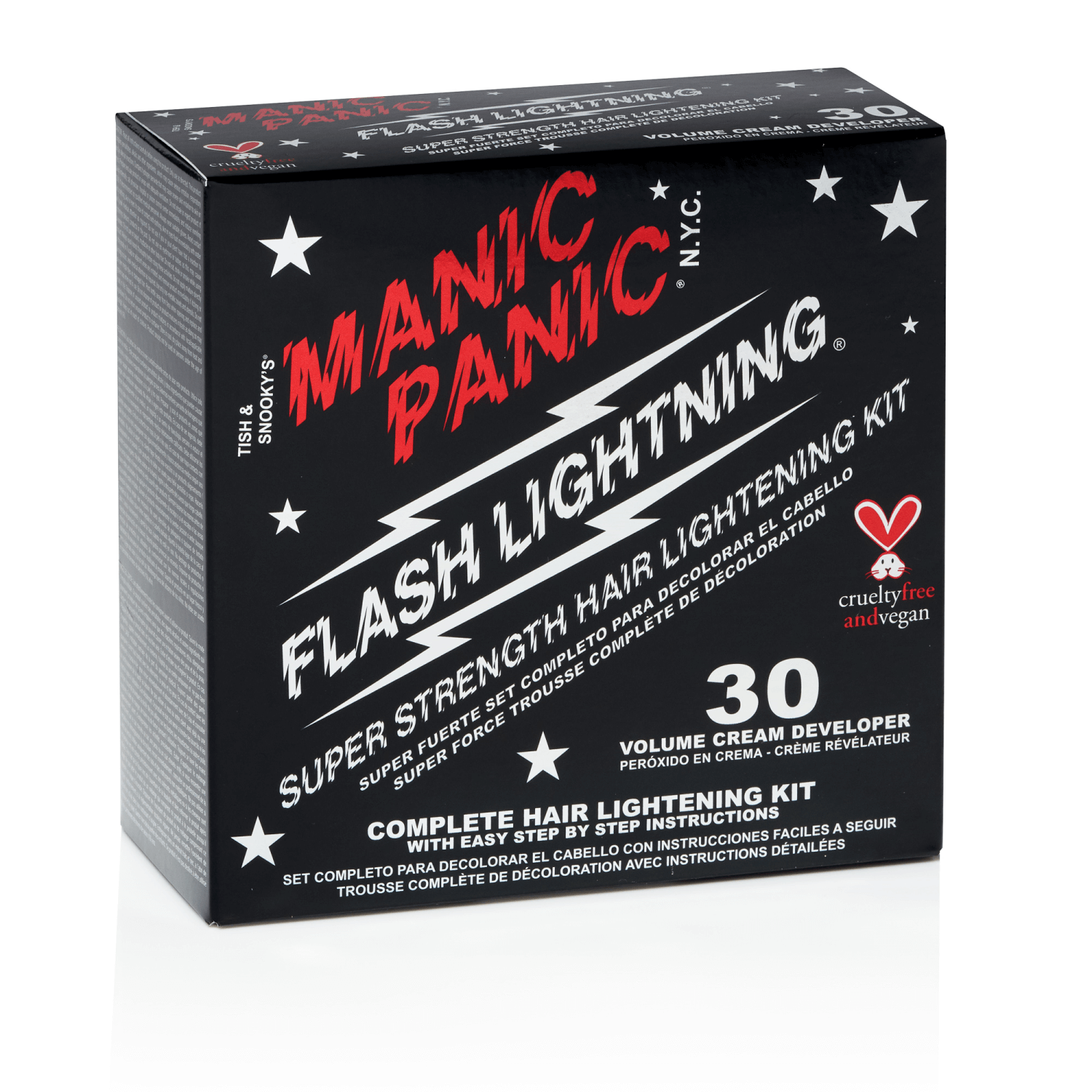 Flash Lightening 30 Volume Bleach Kit by Manic Panic, Lightener