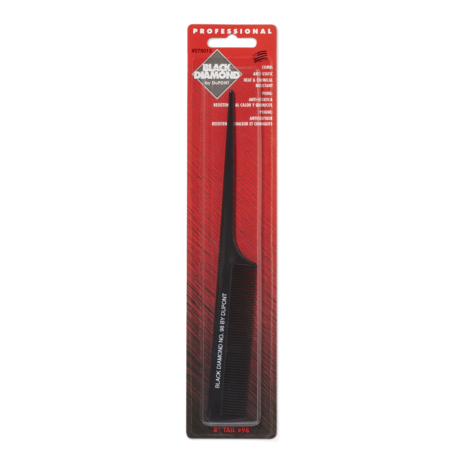 black diamond rattail comb