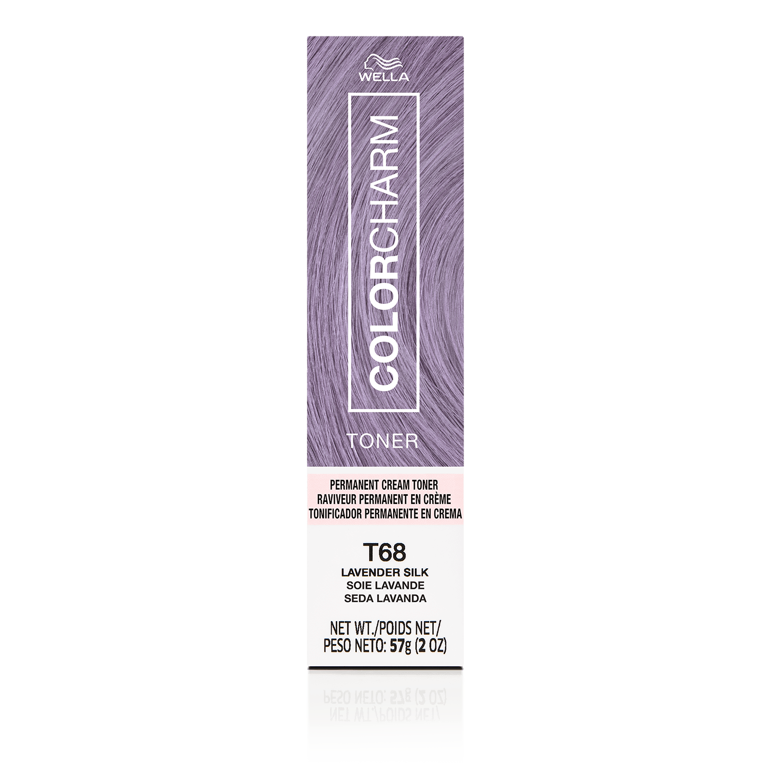 Wella Colorcharm Permanent Creme Toner - T68 Lavendar Silk