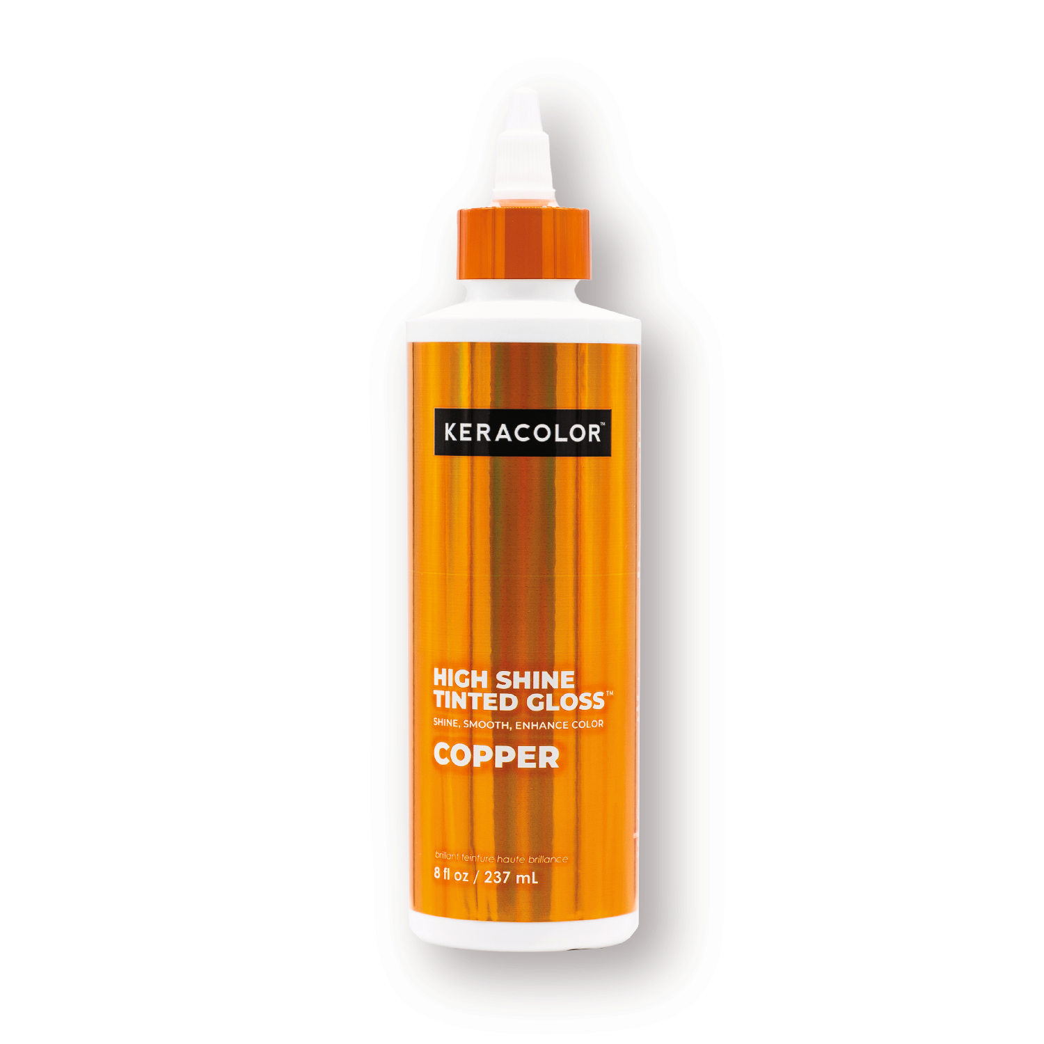 Keracolor High Shine Tinted Gloss - Copper, One Size, Orange