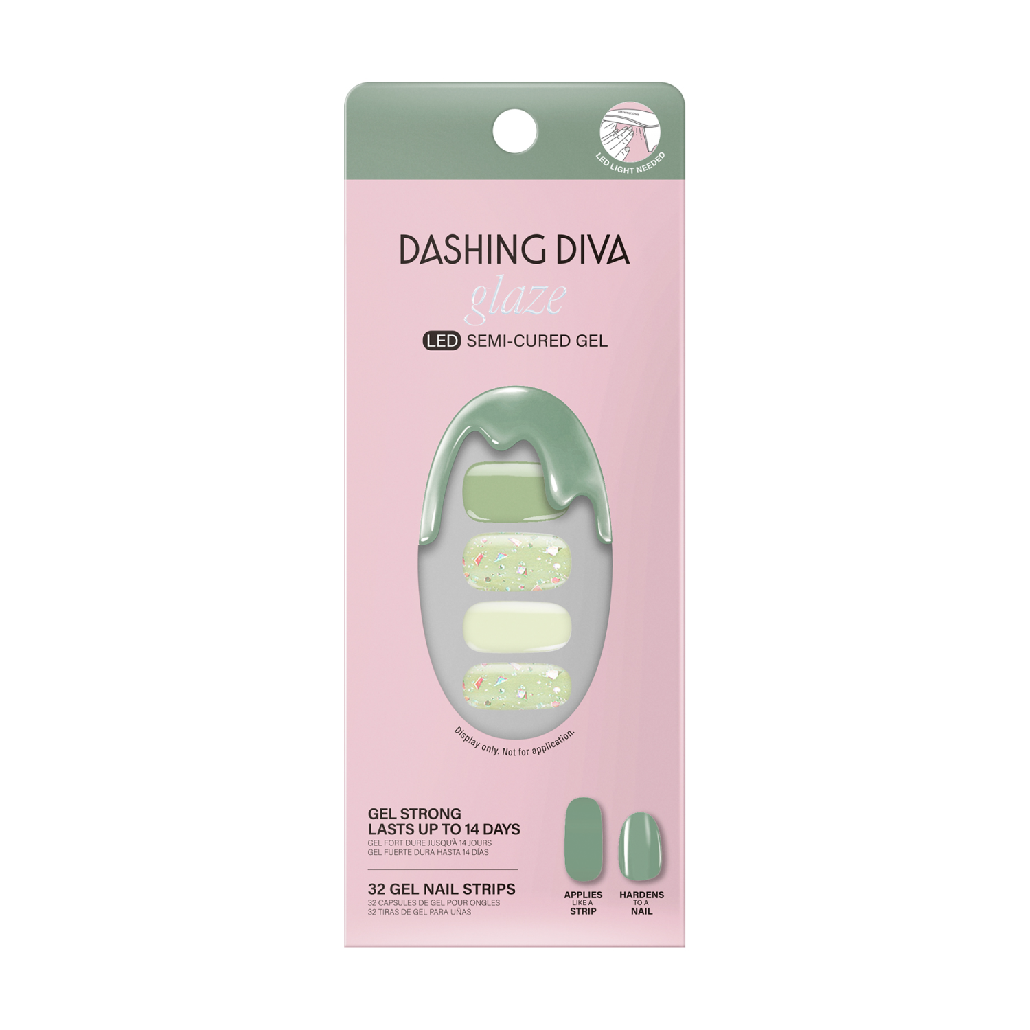 Rosewater Glaze Semi-Cured Color Gel Strips