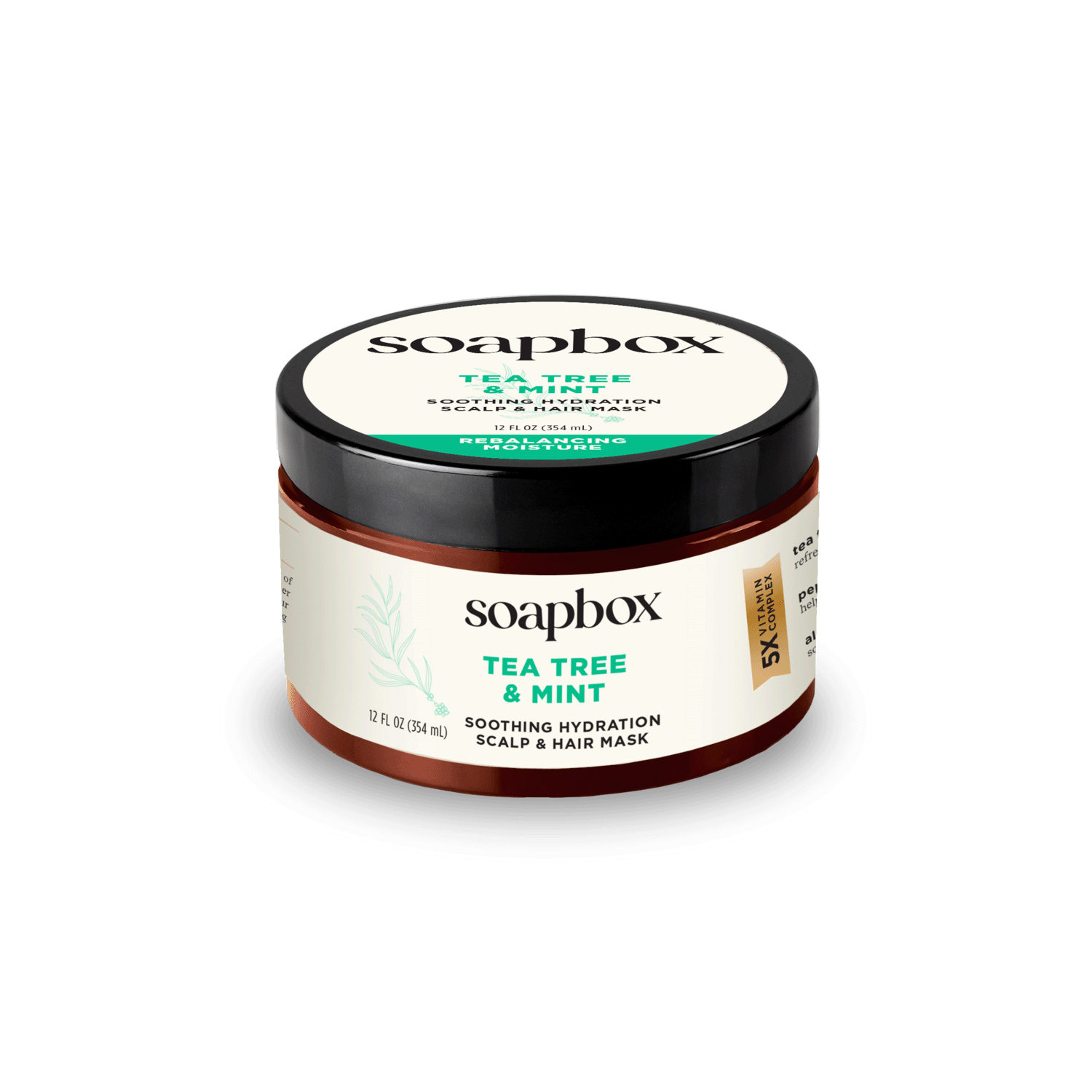 Soapbox Tea Tree Soothing Hydration Hair Mask 12oz