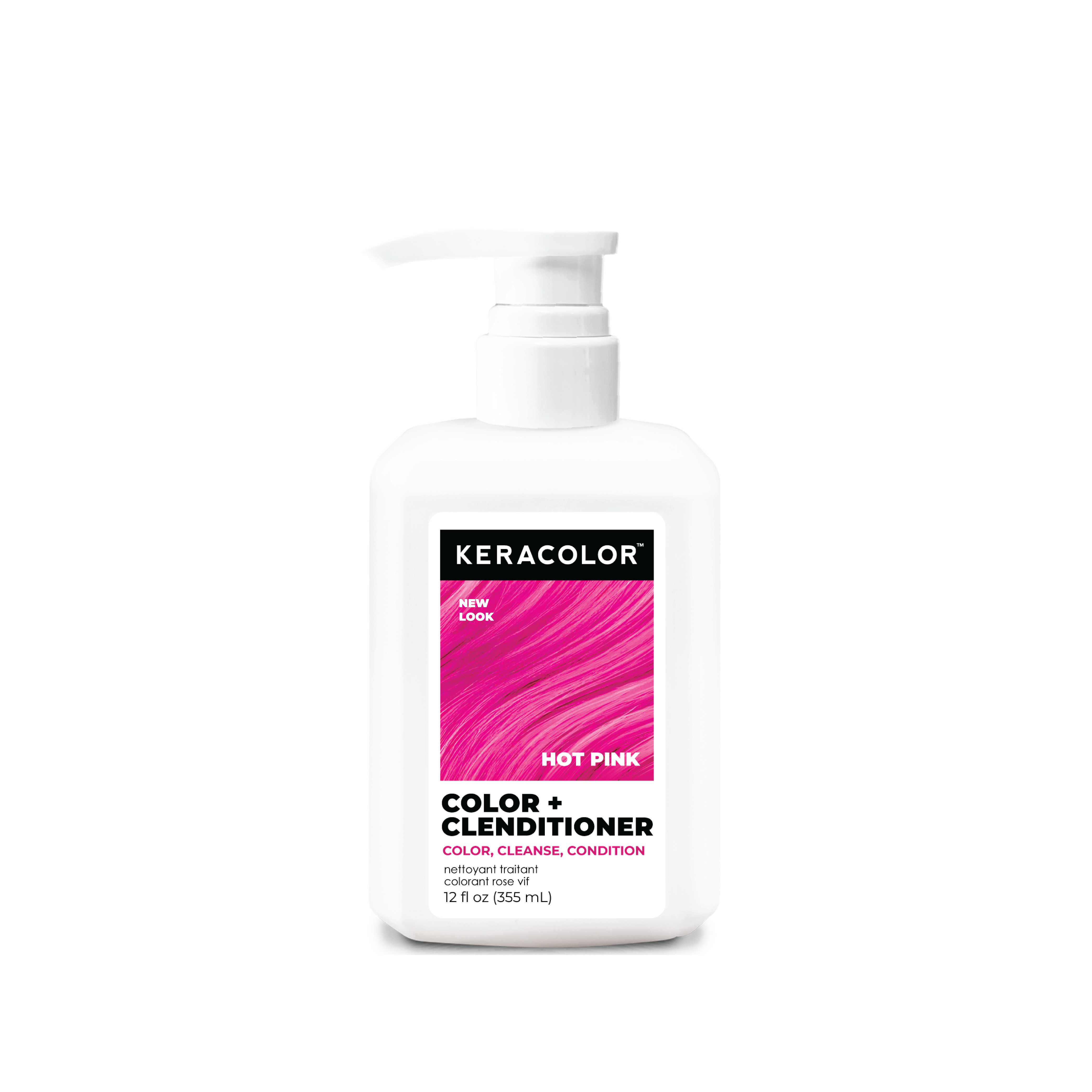 Keracolor Hot Pink Color + Clenditioner 12oz