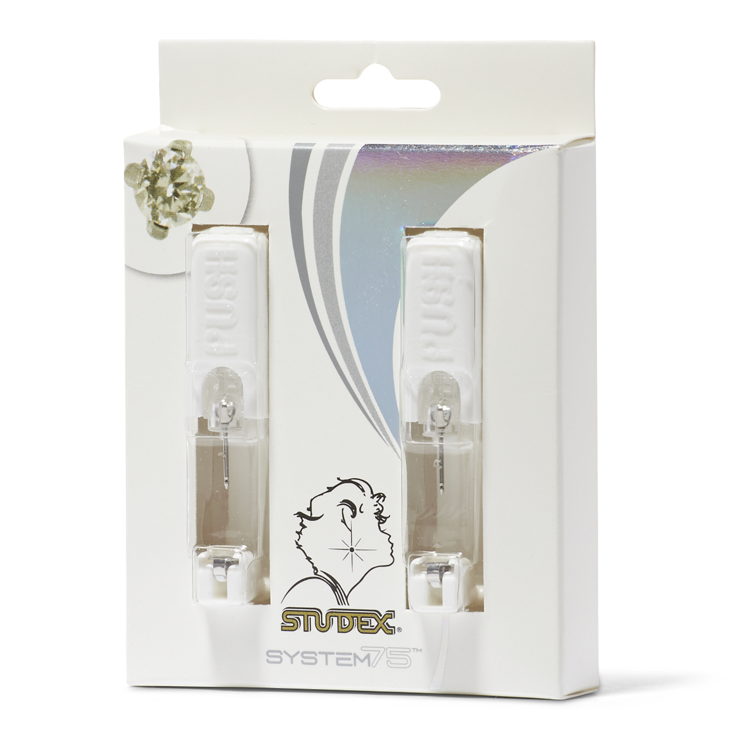 Personal Ear Piercing Kit 3mm CZ Stainless Steel