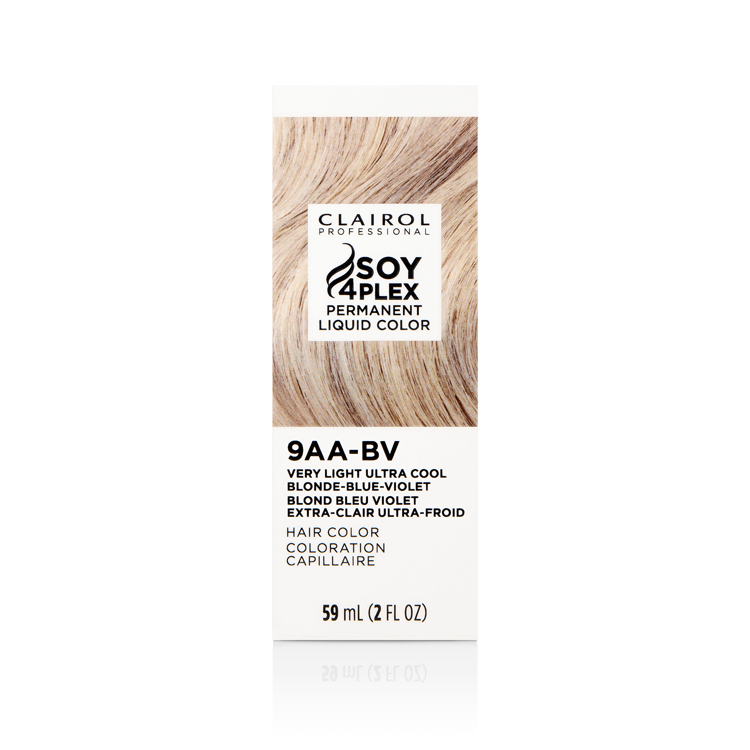 Clairol Professional 9AA-BV Very Light Ultra Blonde-Blue-Violet Permanent Liquid Hair Color 2 oz