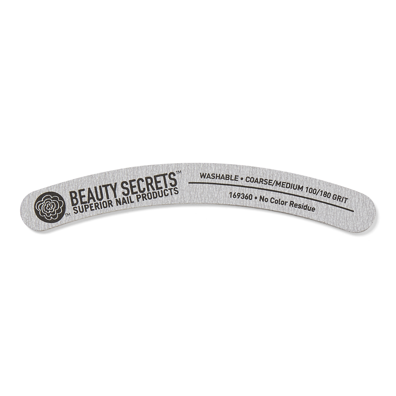 100/180 Rectangle Zebra Cushion Nail File