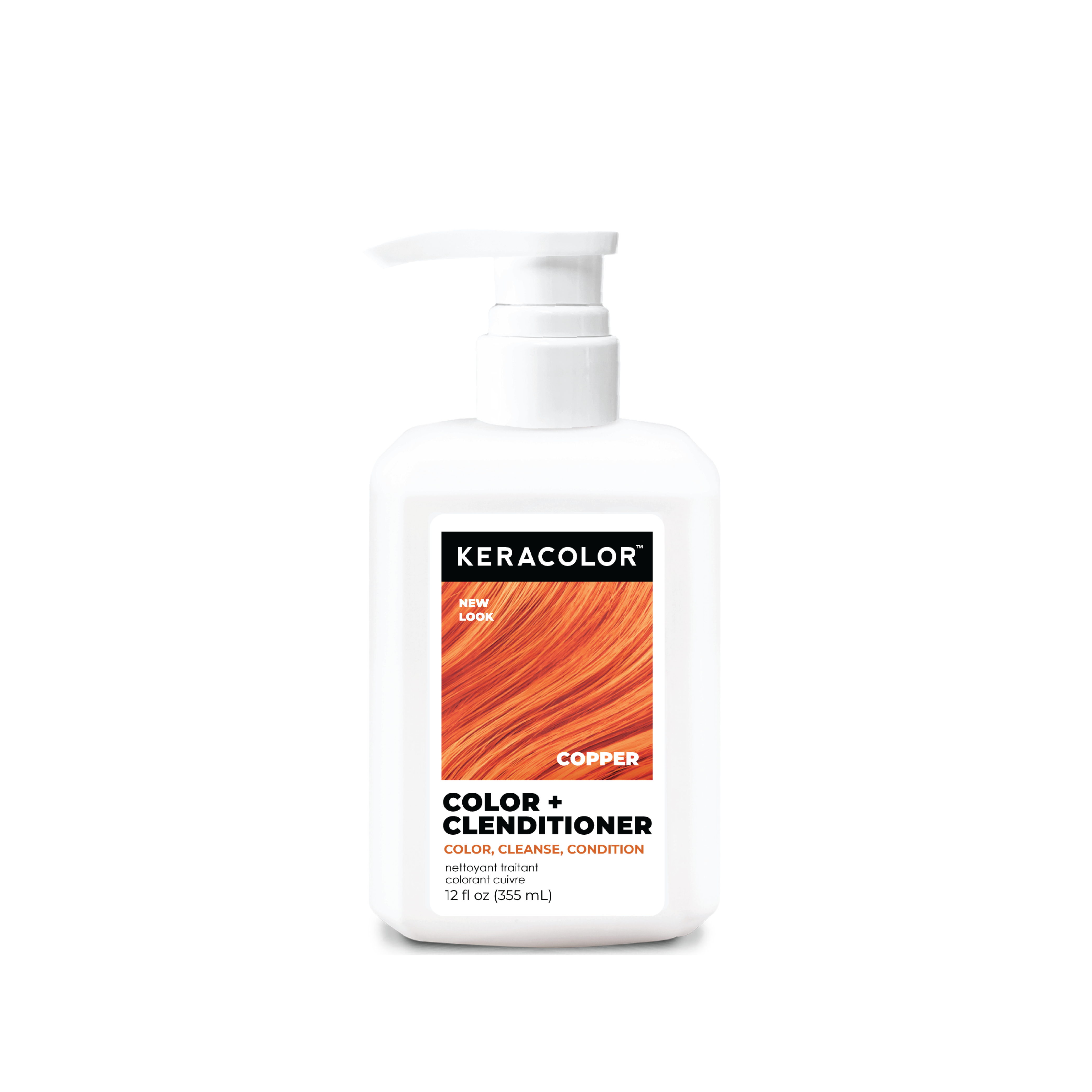Keracolor Clenditioner Copper - 12.0 Oz., One Size, Brown