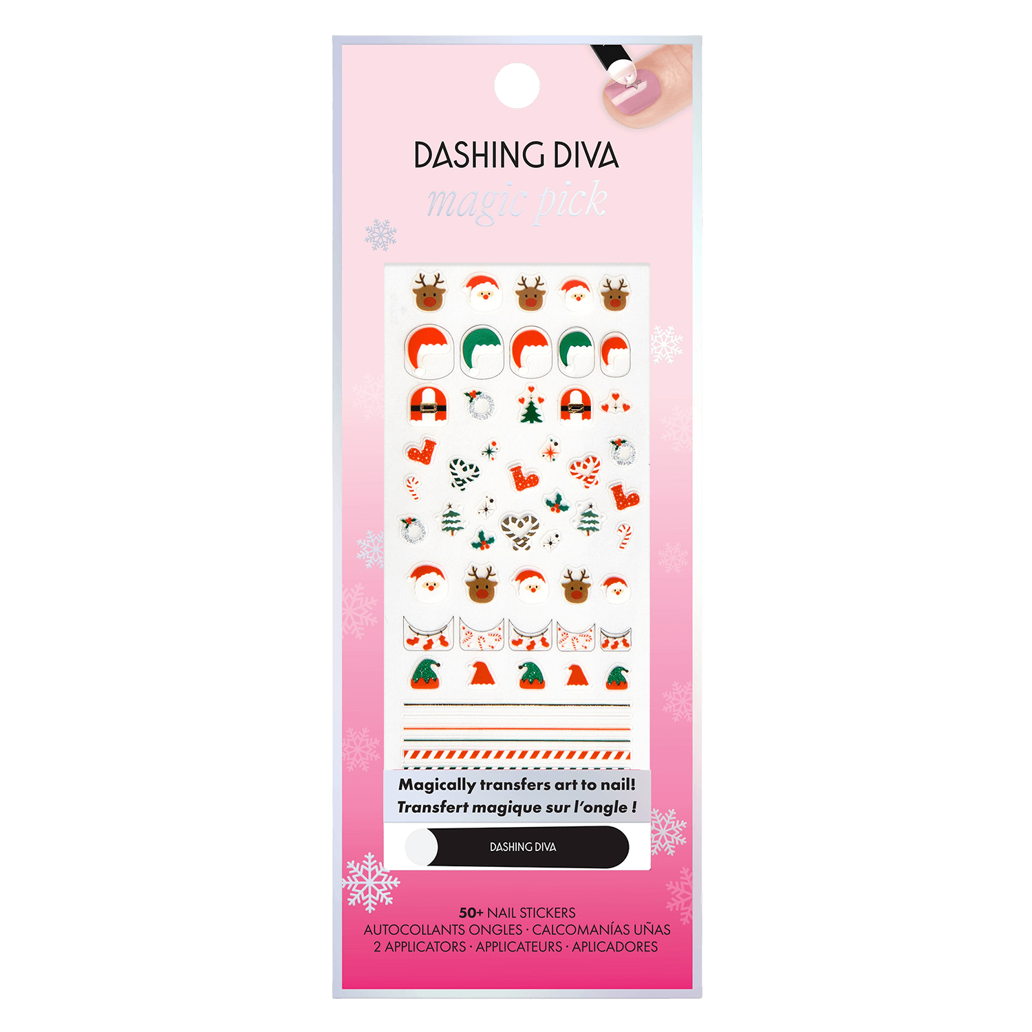 Holiday Cheers - Magic Pick Nail Accessories by Dashing Diva Green