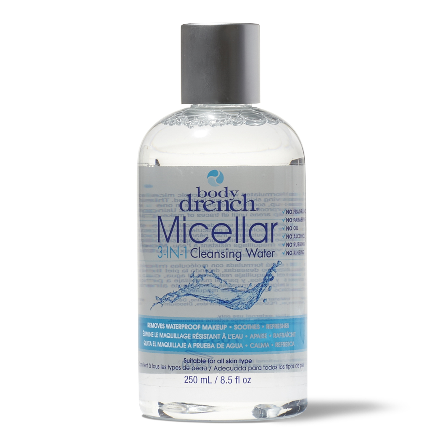 Body Drench 3 In 1 Micellar Cleansing Water 8.5 Fl Oz