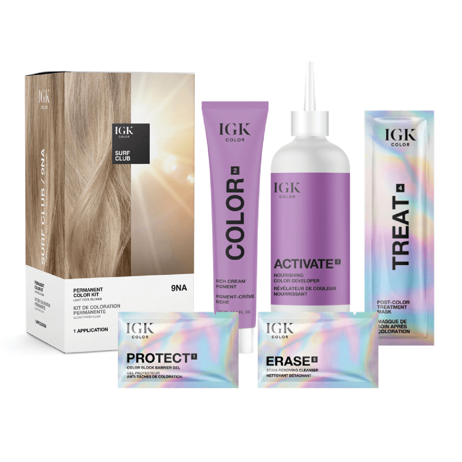 Igk Hair 6-Pc. Permanent Color Set - Surf Club