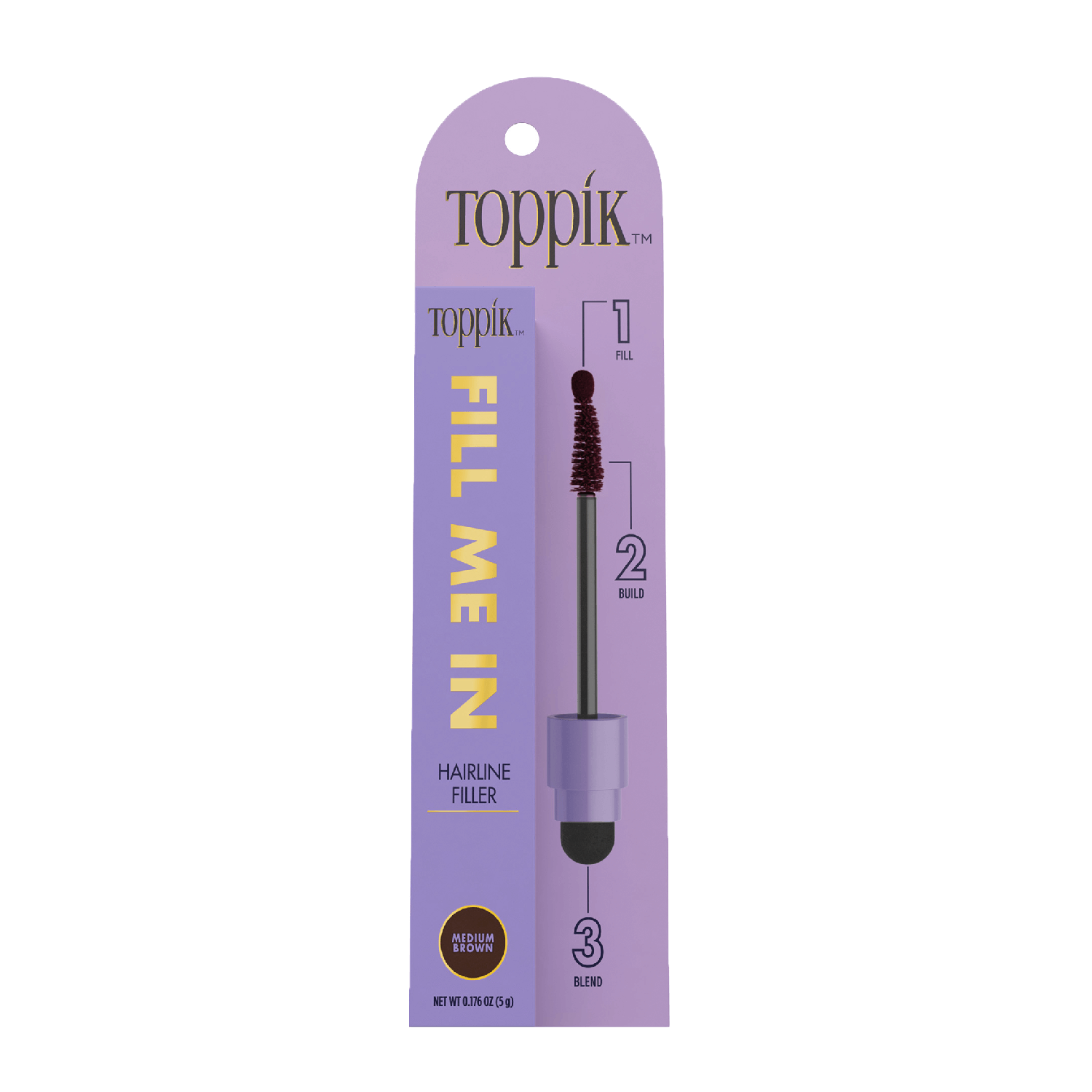 Toppik Medium Brown Fill Me In Hairline Filler