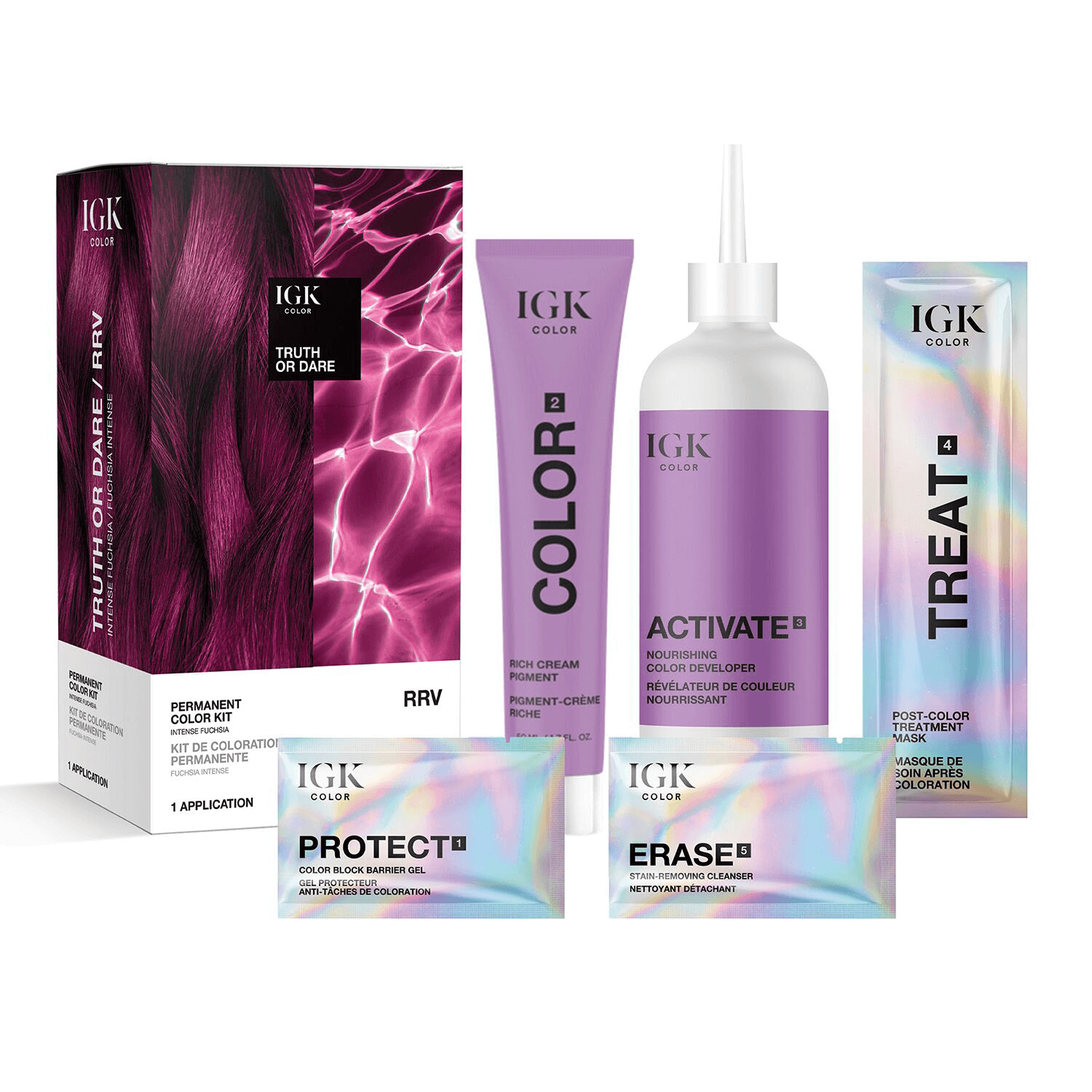 Igk Hair 6-Pc. Permanent Color Set - Truth Or Dare